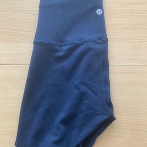 Navy Blue Lululemon Biker Shorts
